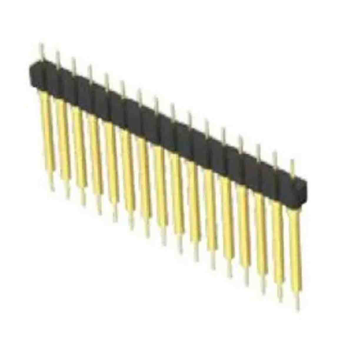 Samtec BBS Series Pin Header, 14 Contact(s), 2.54 mm Pitch, 1 Row, Unshrouded