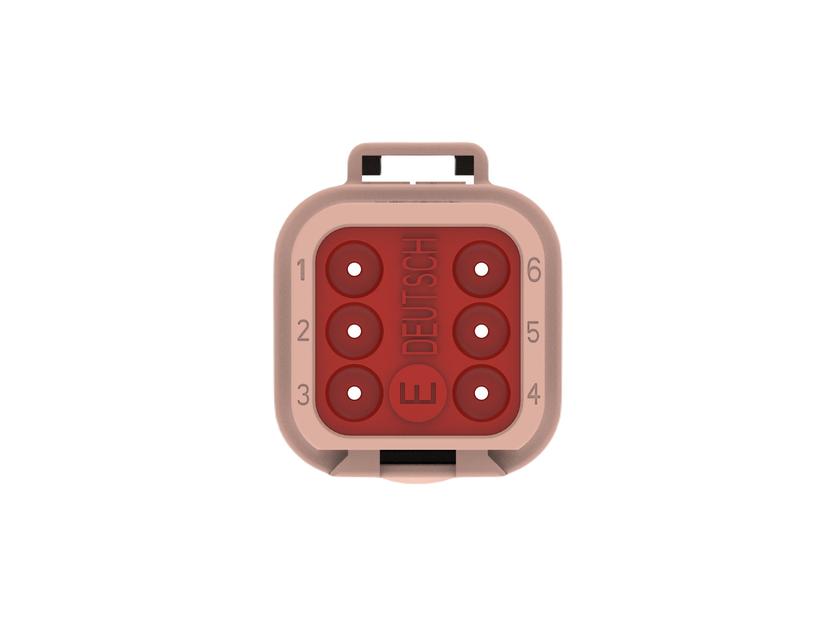 TE Connectivity, DT04-6P Automotive Connector Plug Brown Cable 6 Way, Cable Termination DT04-6P-TE09