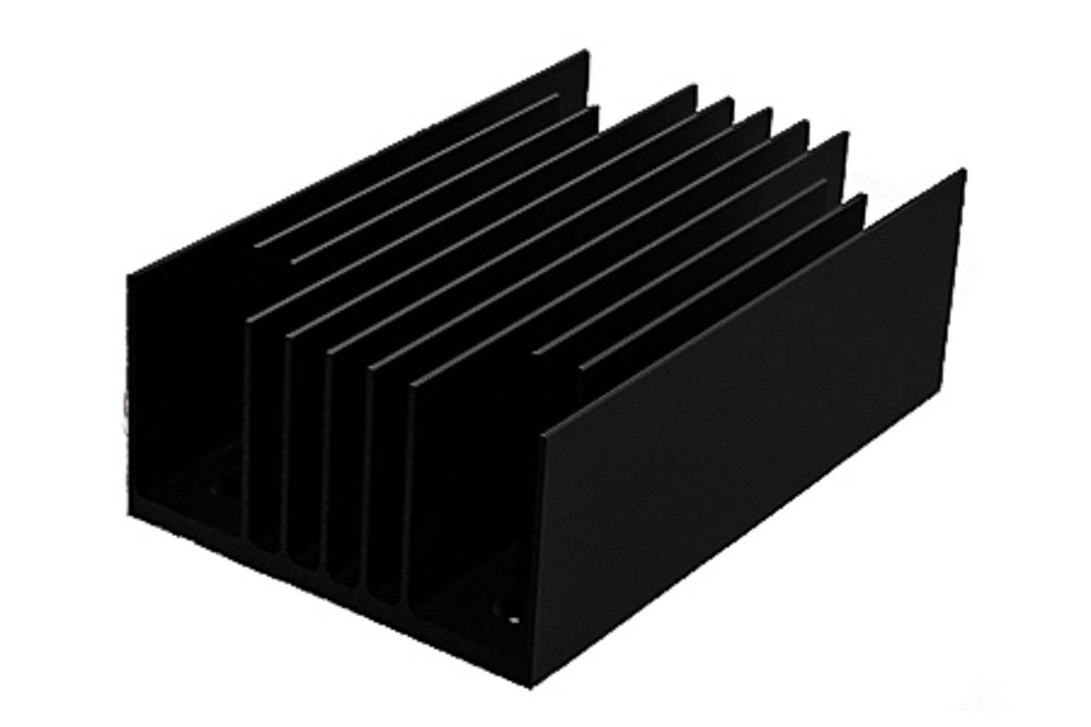 SPREADFAST Heatsink, 1/4 Brick DC/DC Converter, 58 x 37 x 20mm