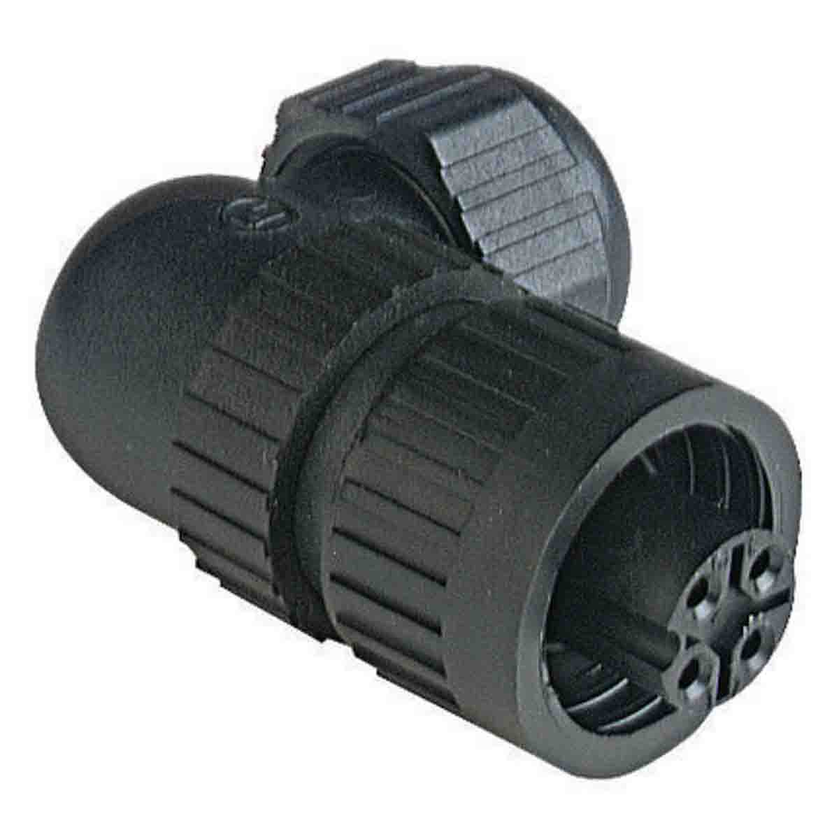 Hirschmann, CA IP66, IP67 Black Screw 3 + PE Angled Industrial Power Plug, Rated At 10A, 230 V, 400 V