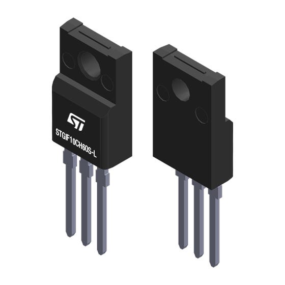 STMicroelectronics STGIF10CH60S-L 3 Phase IGBT Module, 15 A 600 V, 26-Pin SDIP2F, Through Hole