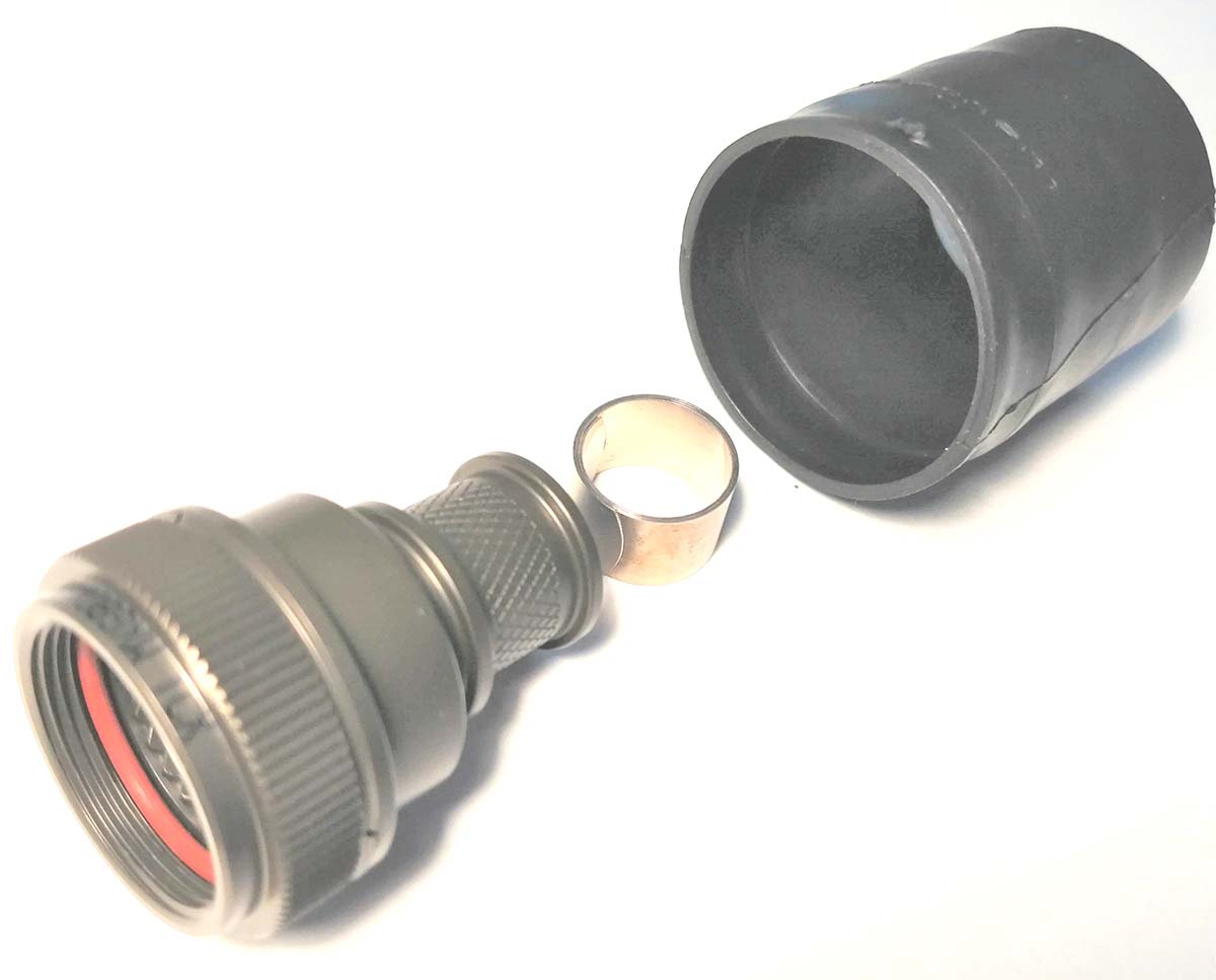 Amphenol Limited, BK4Size 20 Straight Circular Connector Backshell, For Use With 38999 III