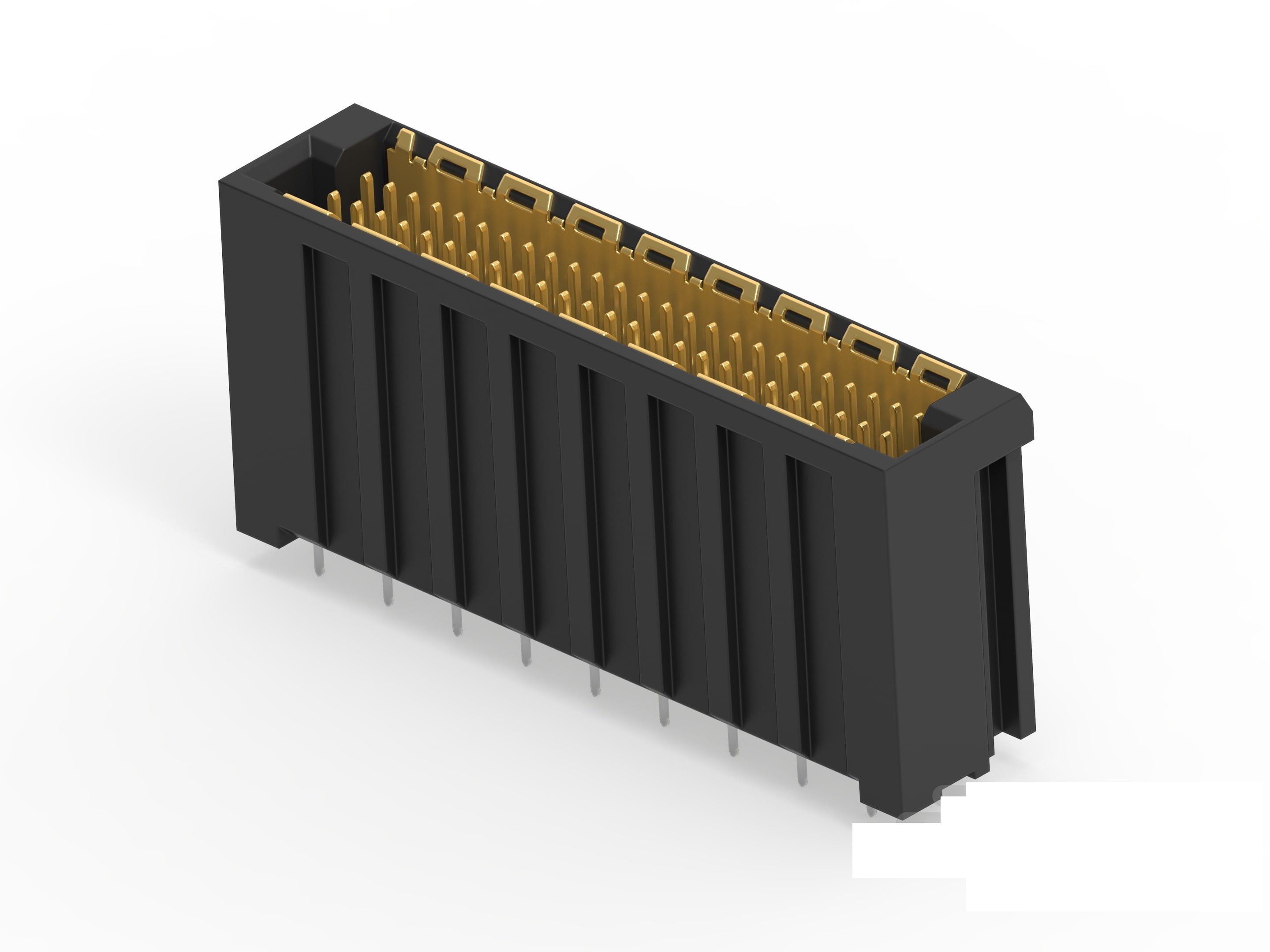 ERNI 354188 Series Vertical Surface PCB Header, 50 Contact(s), 1 mm Pitch, 2 Row, Shrouded