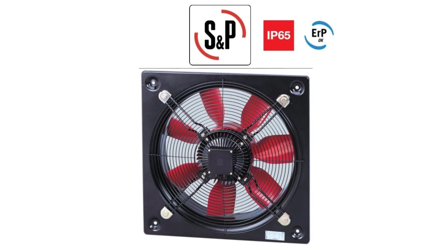 Soler&Palau Floor, Heavy Duty Fan 2250m³/h 3 speed 230 V with plug: Type C - European Plug