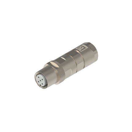 Lumberg Automation Industrial Circular Connector, 5 Contacts, Cable, M12 Connector, Socket, Female, IP67, M12 Crimp Rail