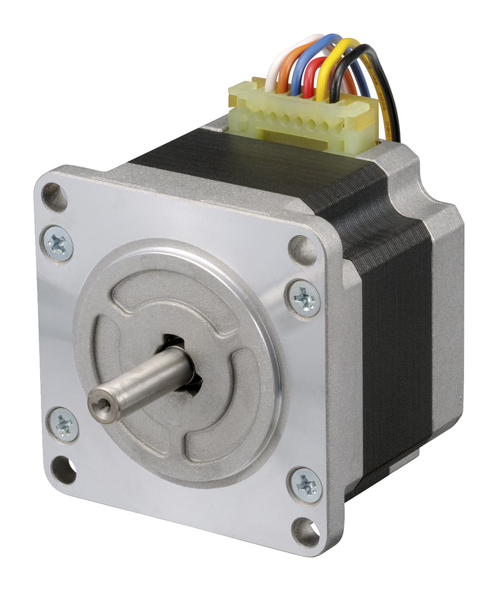 Sanyo Denki SANMOTION 103H7 Series Hybrid, Double Shaft Stepper Motor, 0.83Nm Torque, 24 V, 1.8°, 56 x 56mm Frame,