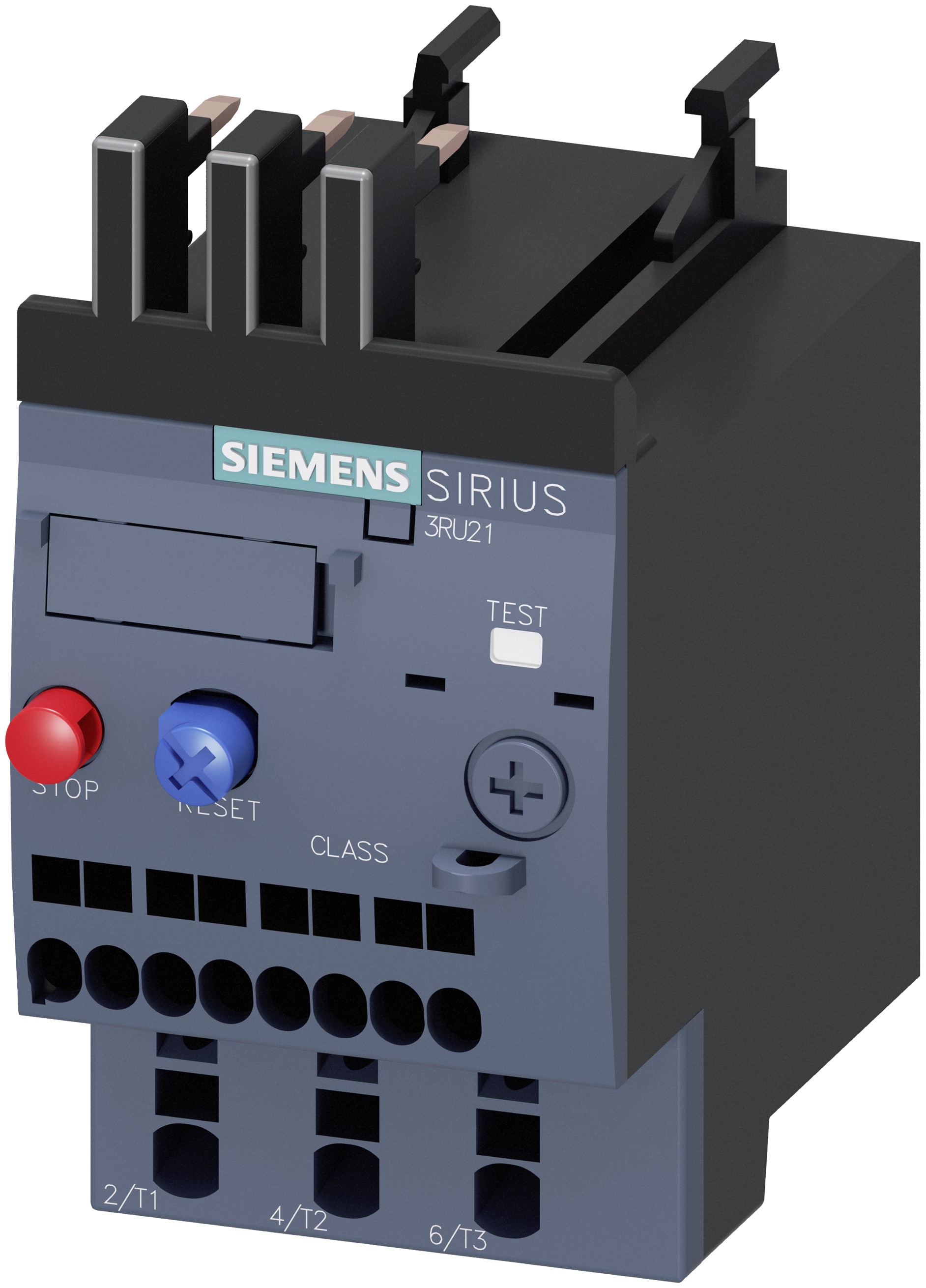 Siemens SIRIUS 3RU2 Thermal Overload Relay 1NO + 1NC, 3.5 → 5 A F.L.C, 5 A Contact Rating, 1.5 kW, 3P, SIRIUS