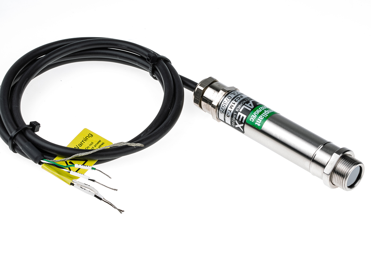 Calex PC21MT-3 Type J Thermocouple IR Temperature Sensor, 1m Cable, 0°C to +250°C
