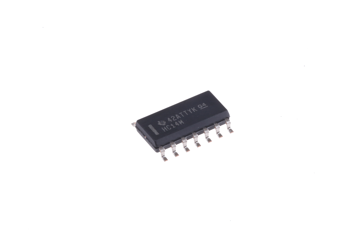 Texas Instruments CD74HC14M96 Hex Schmitt Trigger Inverter, 14-Pin SOIC