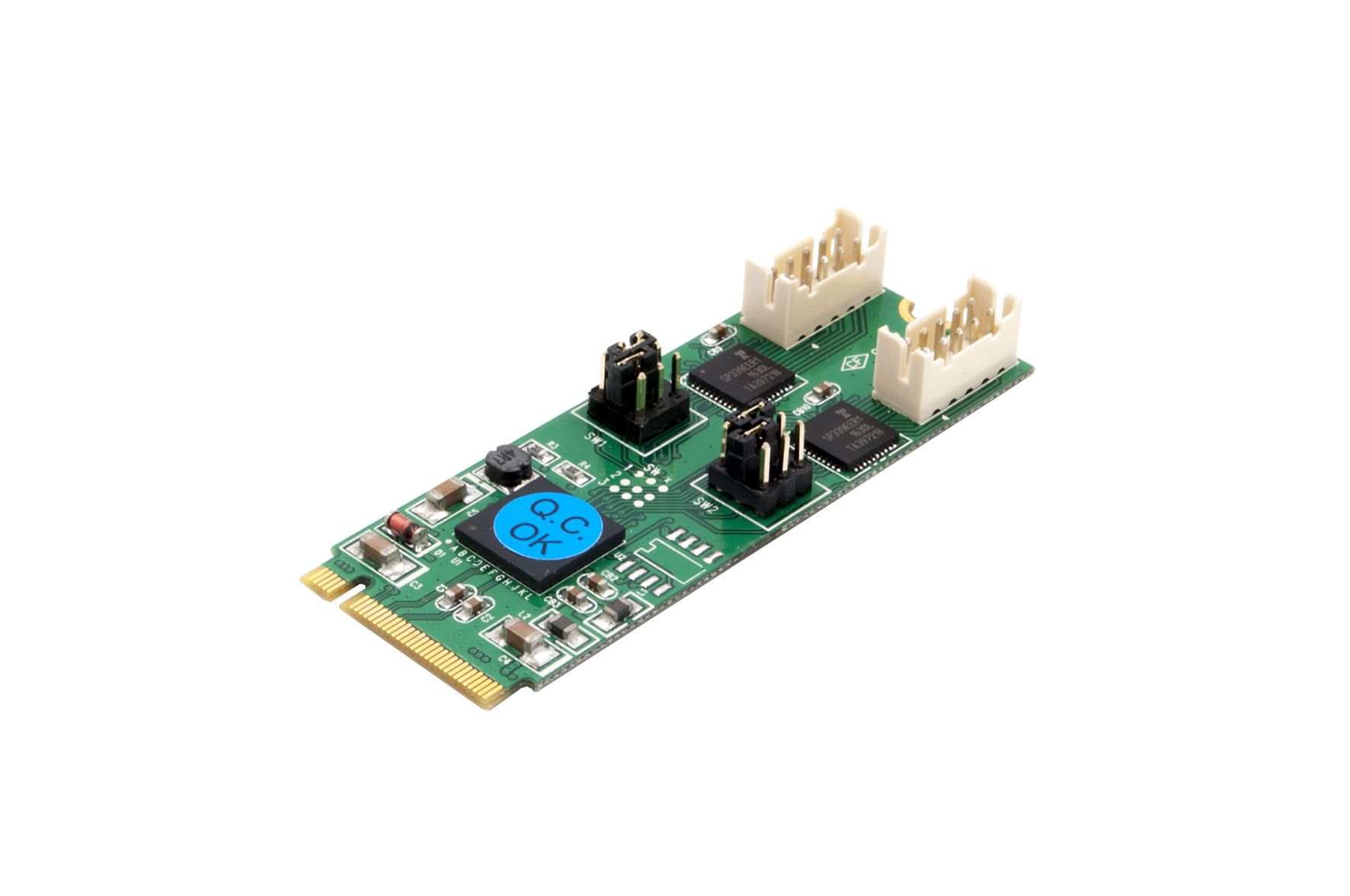 Exsys 2 Port RS232, RS422, RS485 Serial Card