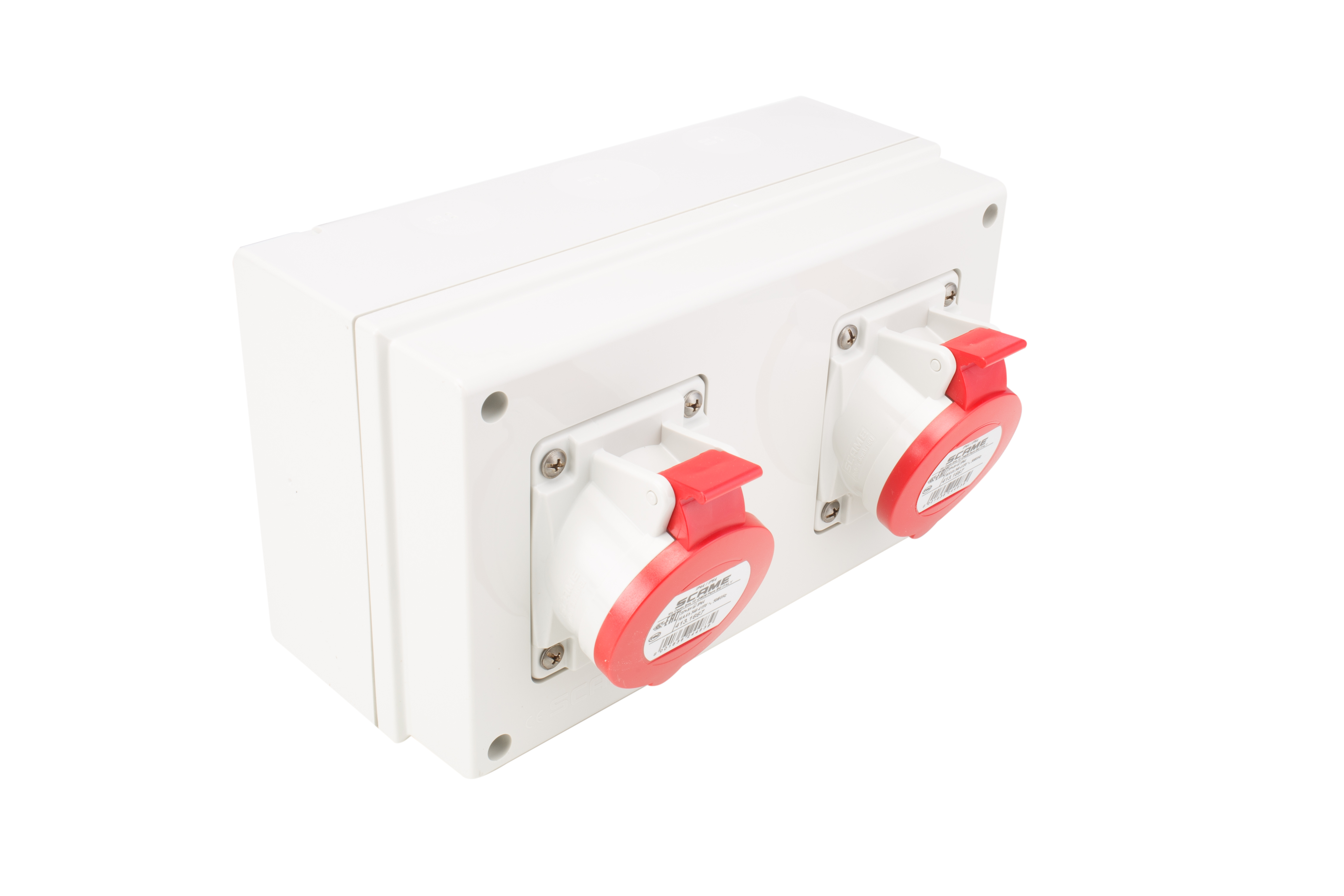 Scame IP44 Red Surface Mount Socket, Rated At 16A, 346 → 415 V
