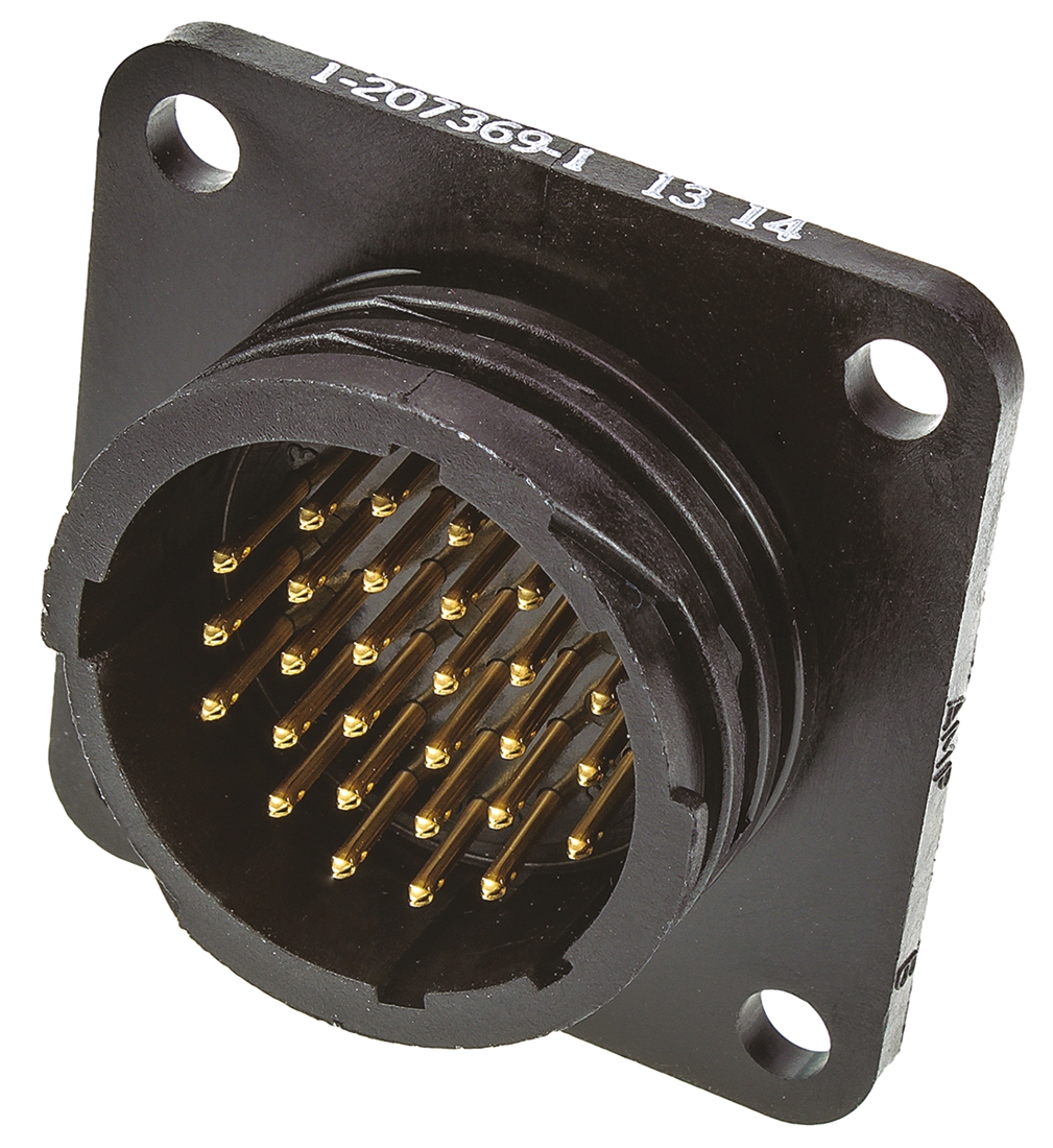TE Connectivity Circular Connector, 28 Contacts, Panel, Standard Connector, Socket, Male, CPC Series