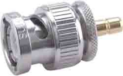 Huber+Suhner Straight RF Adapter BNC Plug to SMB Socket 4GHz