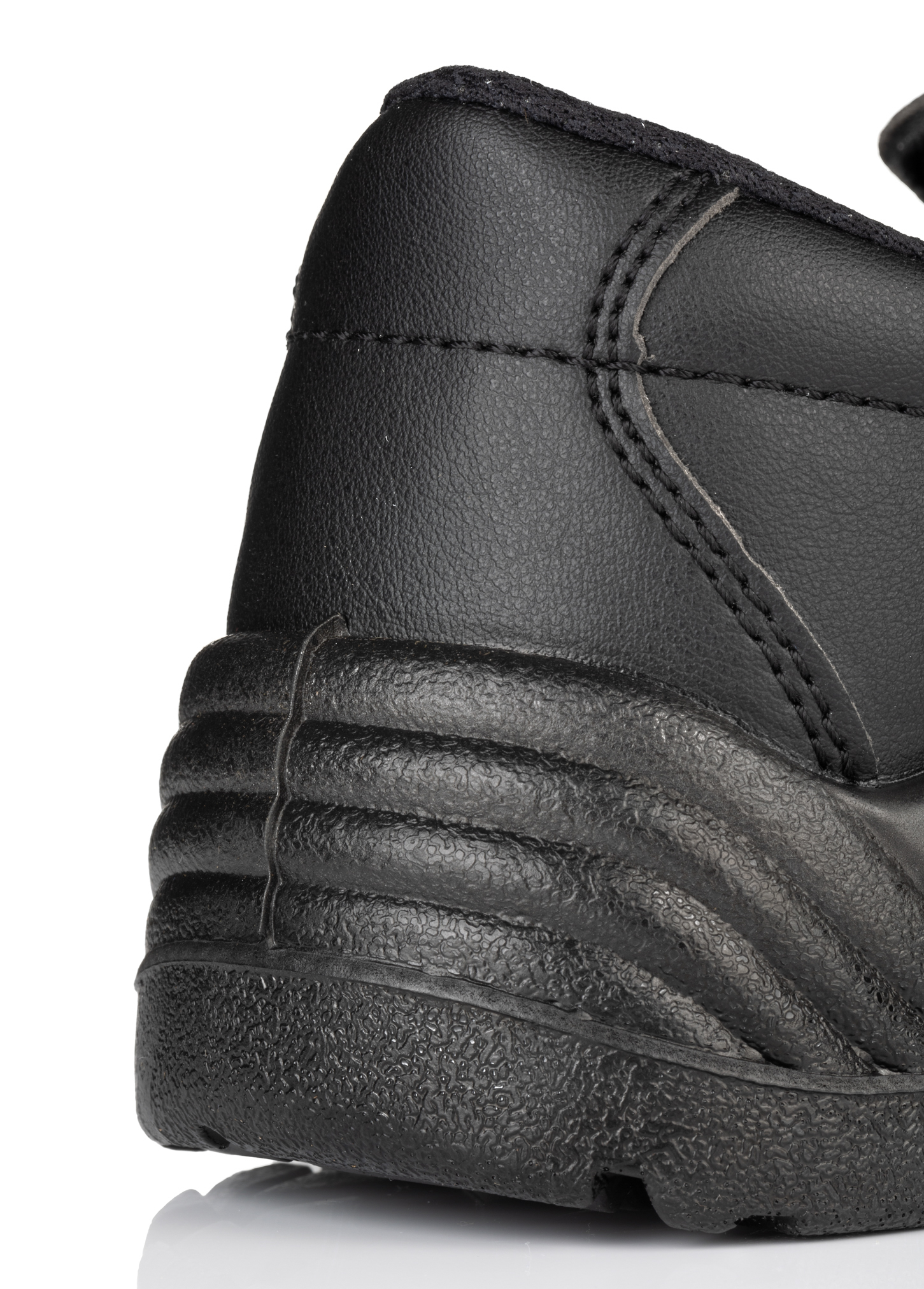 RS PRO Unisex Black Steel Toe Capped Safety Shoes, UK 7, EU 41