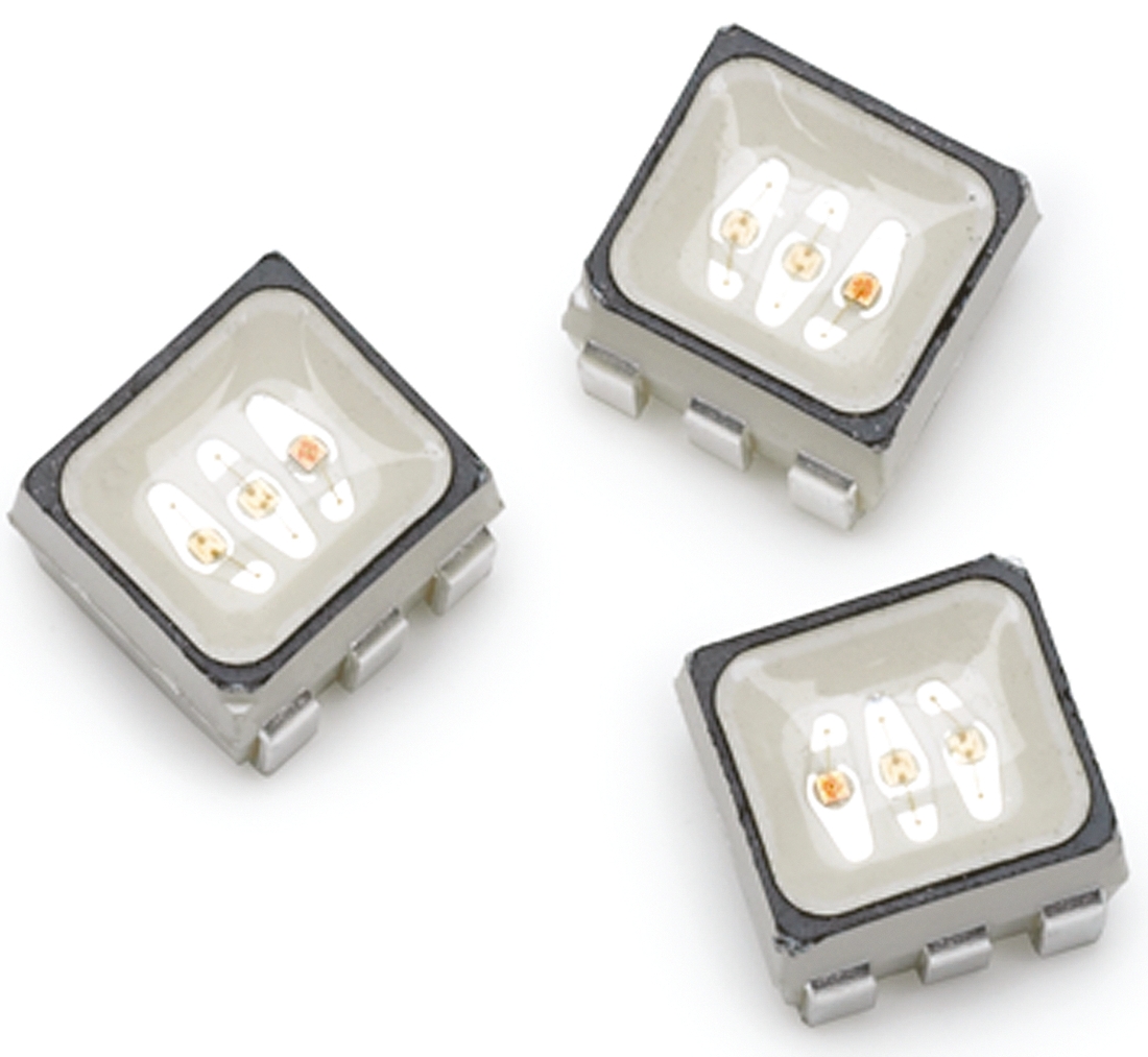 Broadcom2.1 V, 3.1 V RGB LED PLCC 6  SMD, ASMT-YTB7-0AA02