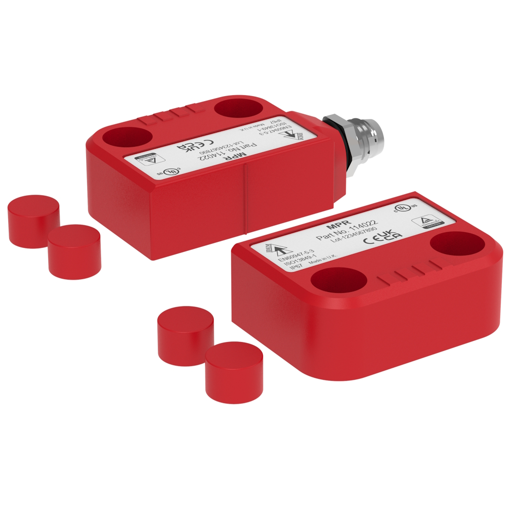 IDEM MPR Series Magnetic Non-Contact Safety Switch, 250V ac, Plastic Housing, NC, M8