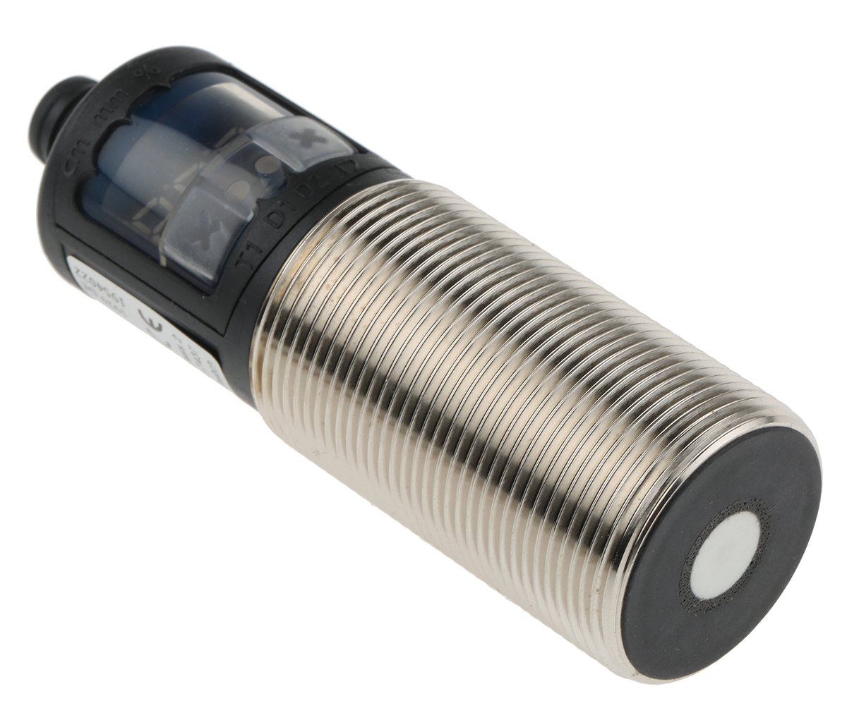 BALLUFF Ultrasonic Threaded Barrel Proximity Sensor, M30, 600 mm Detection, PNP NO/NC, 9 → 30 V dc