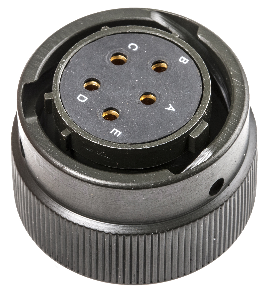 Amphenol Limited, 62GB 5 Way Cable Mount MIL Spec Circular Connector PlugOlive, Socket Contacts,Shell Size 14, Bayonet