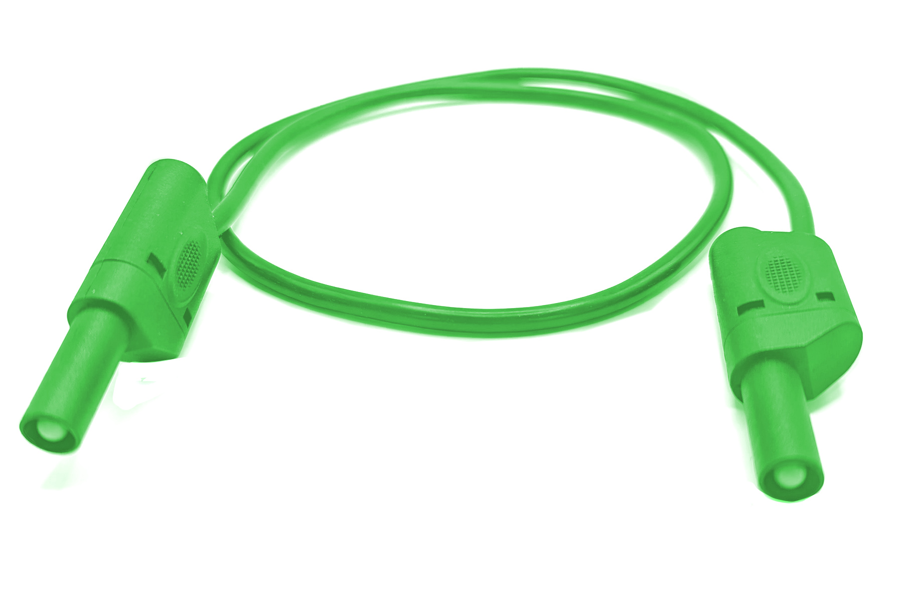 Mueller Electric Test lead, 32A, 600(CATIII) V, 1000(CATII) V, Green, 0.25m Lead Length