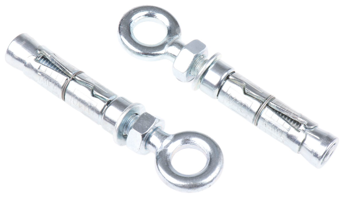 RawlPlug Steel Masonry Anchor M10 x 120mm, 16mm Fixing Hole