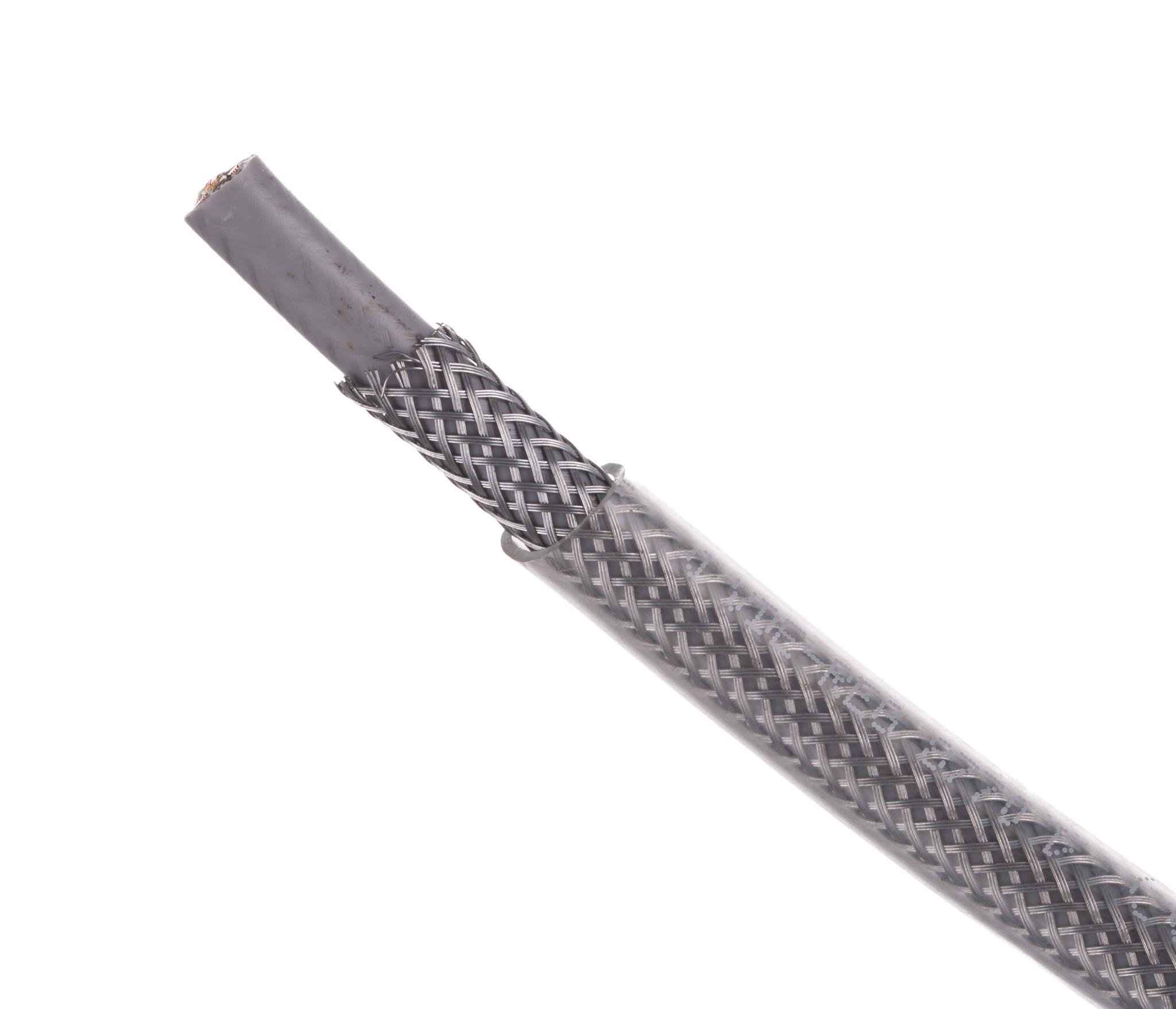 Belden 5GBSY Control Cable, 5 Cores 0.75 mm², Screened, 100 m, Grey Polyvinyl Chloride Sheath