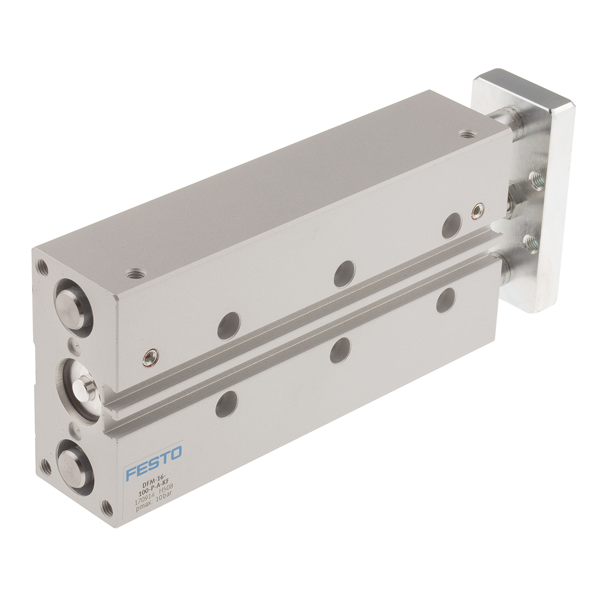 Festo Pneumatic Guided Cylinder - 170914, 16mm Bore, 100mm Stroke, DFM Series, Double Acting