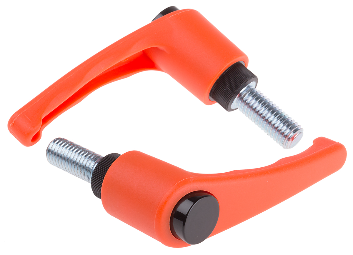 RS PRO Clamping Lever, M12 x 30mm