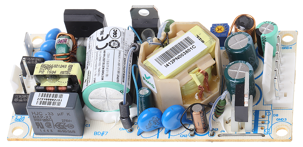 Artesyn Switching Power Supply, NPS25-M, 24V dc, 1.8A, 25W, 1 Output, 127 → 300 V dc, 90 → 264 V ac Input