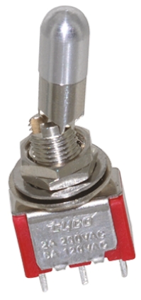 TE Connectivity Toggle Switch, Panel Mount, On-On, SPDT, Solder Terminal, 120 ac/dc, 28V ac/dc