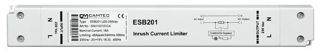 Inrush Limiter 230V/33,9A 6000uF