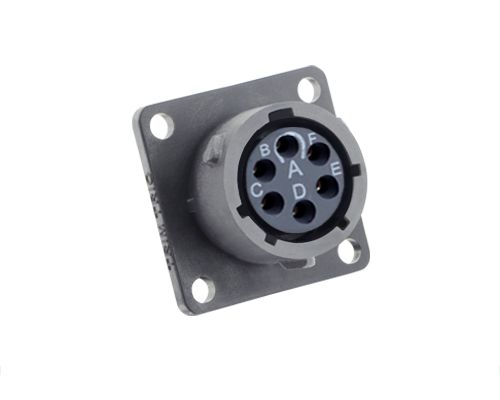 Souriau Sunbank by Eaton Circular Connector, 6 Contacts, Cable, Standard Connector, Socket, Female, IP68, IP69K, UTSX