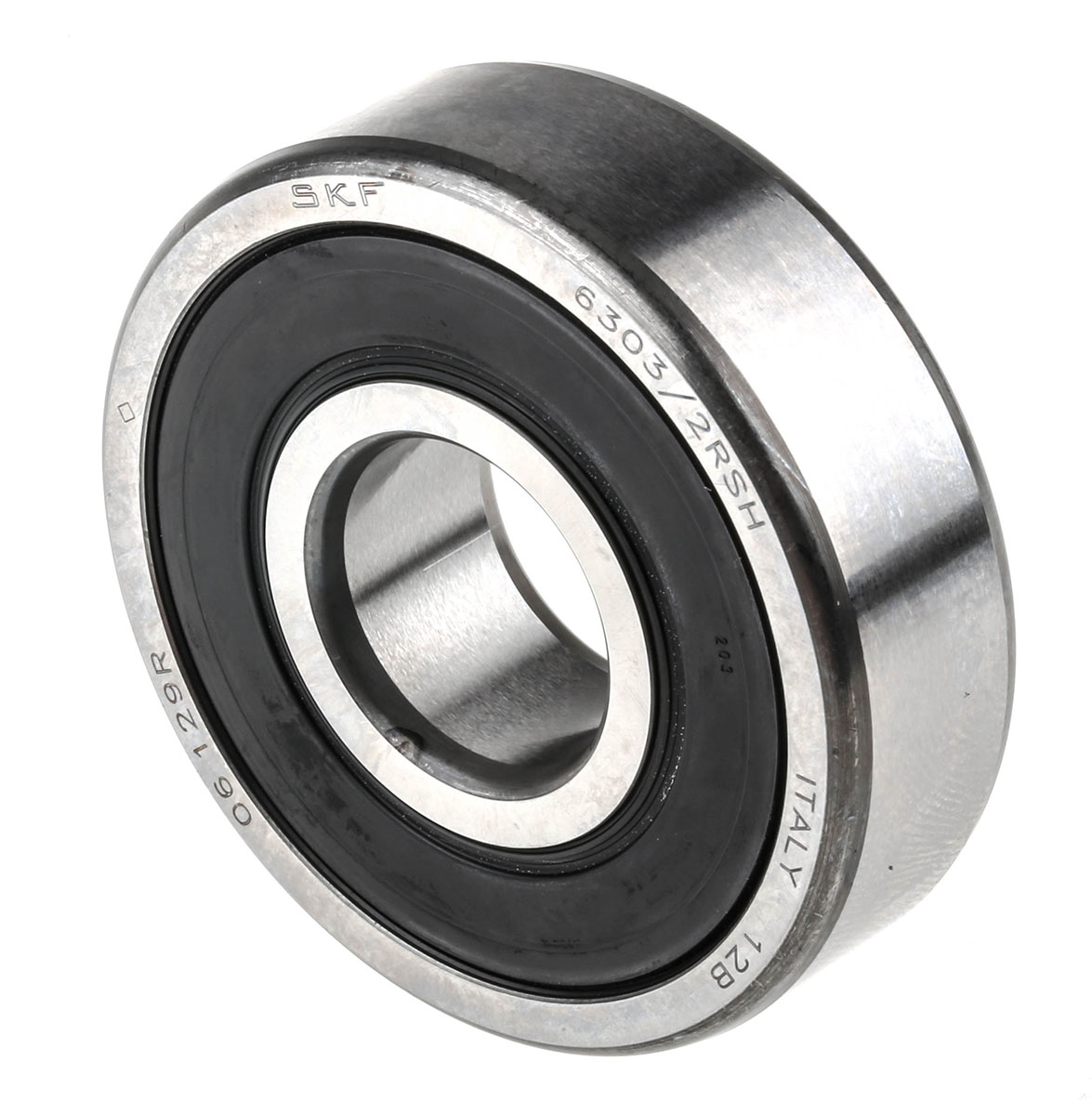 SKF 6303-2RSH 1 Row Ball Bearing - 17 mm ID, 47 mm OD