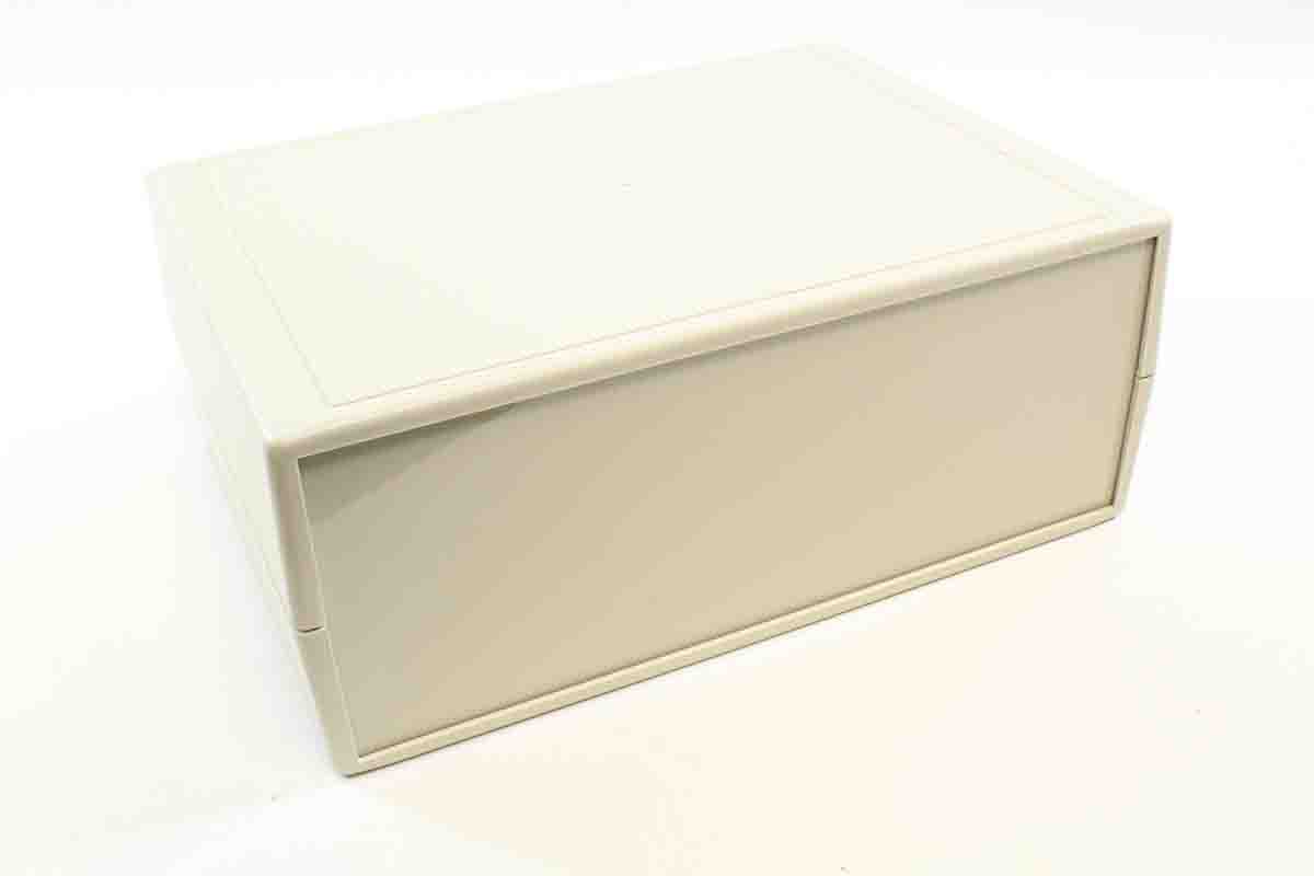 RS PRO Beige ABS Instrument Case, 100 x 180 x 250mm
