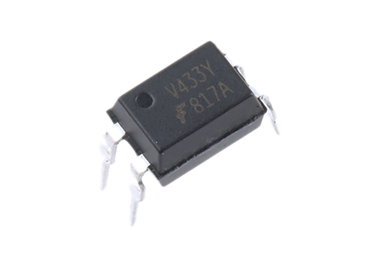 onsemi, FOD817A300 DC Input Transistor Output Optocoupler, Through Hole, 4-Pin DIP