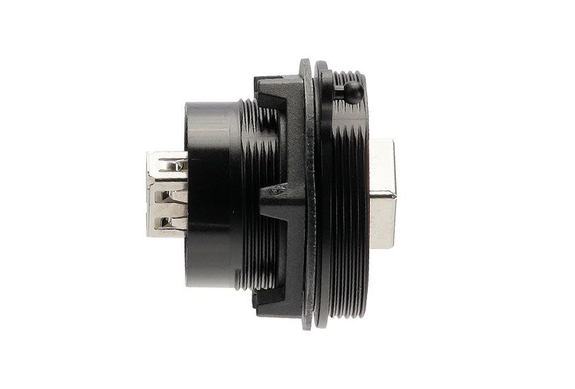 Bulgin Straight, Panel Mount, Socket Type B 2.0 IP68, IP69K USB Connector
