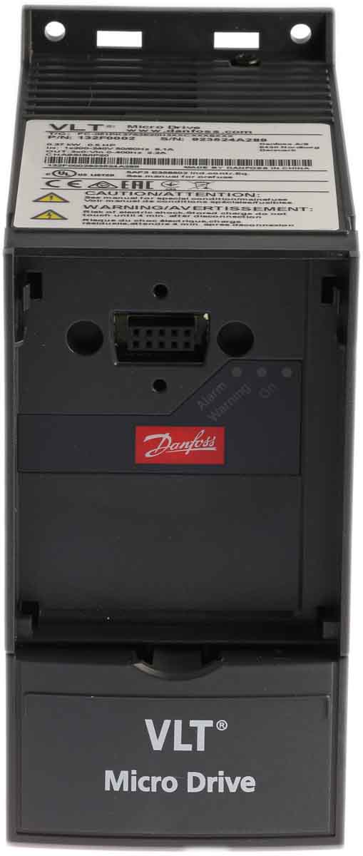 Danfoss Inverter Drive, 0.37 kW, 1 Phase, VLT FC51 Series 240 V 2.2 A