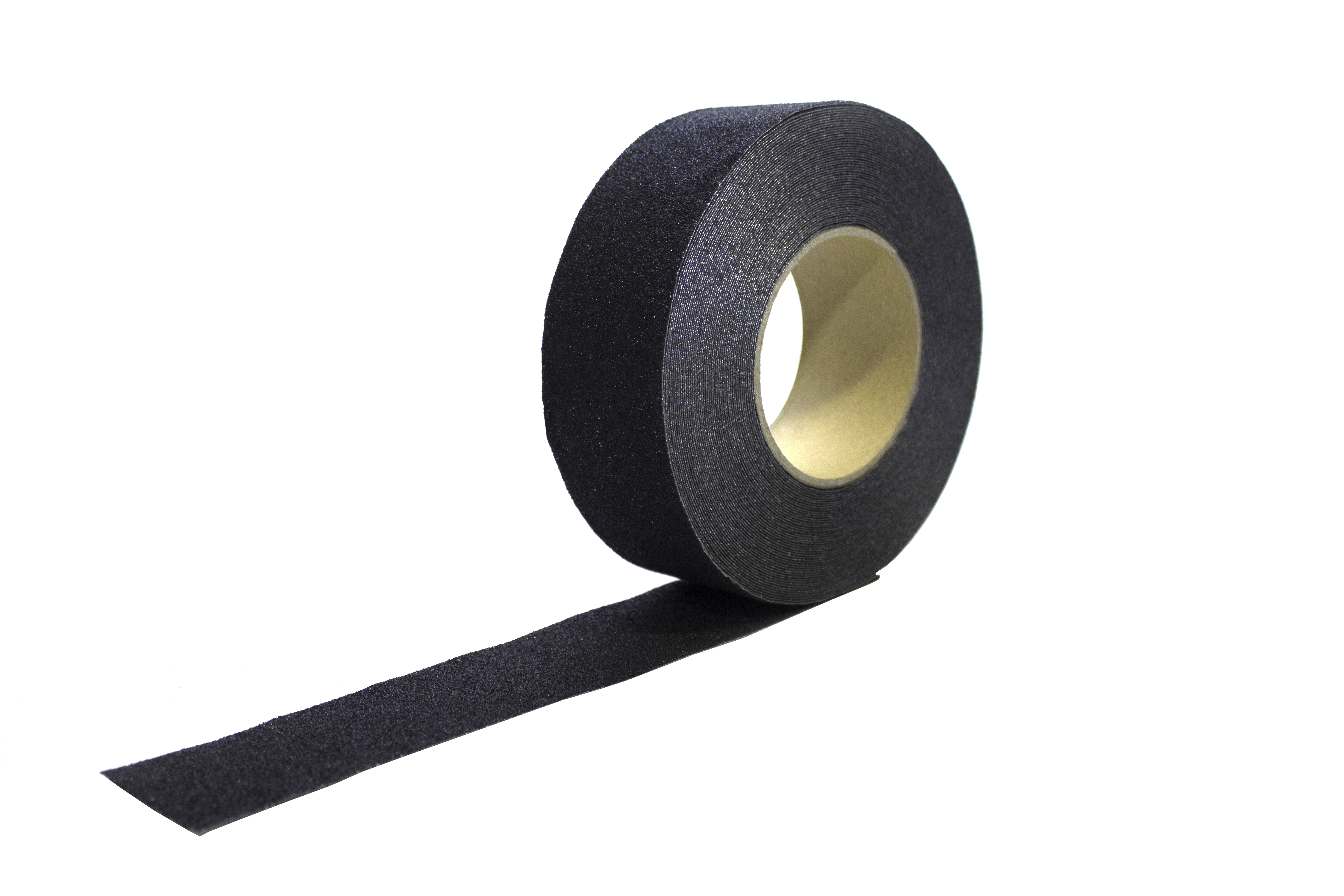RS PRO Black Polyethylene 18.3m Hazard Tape, 1.05mm Thickness