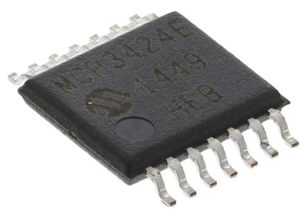 Microchip, Quad 18-bit- ADC 0.004ksps, 14-Pin TSSOP