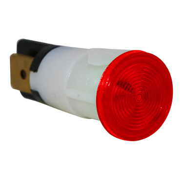 Molveno SX43 Series Red Neon Panel Mount Indicator, 250V, 13mm Mounting Hole Size