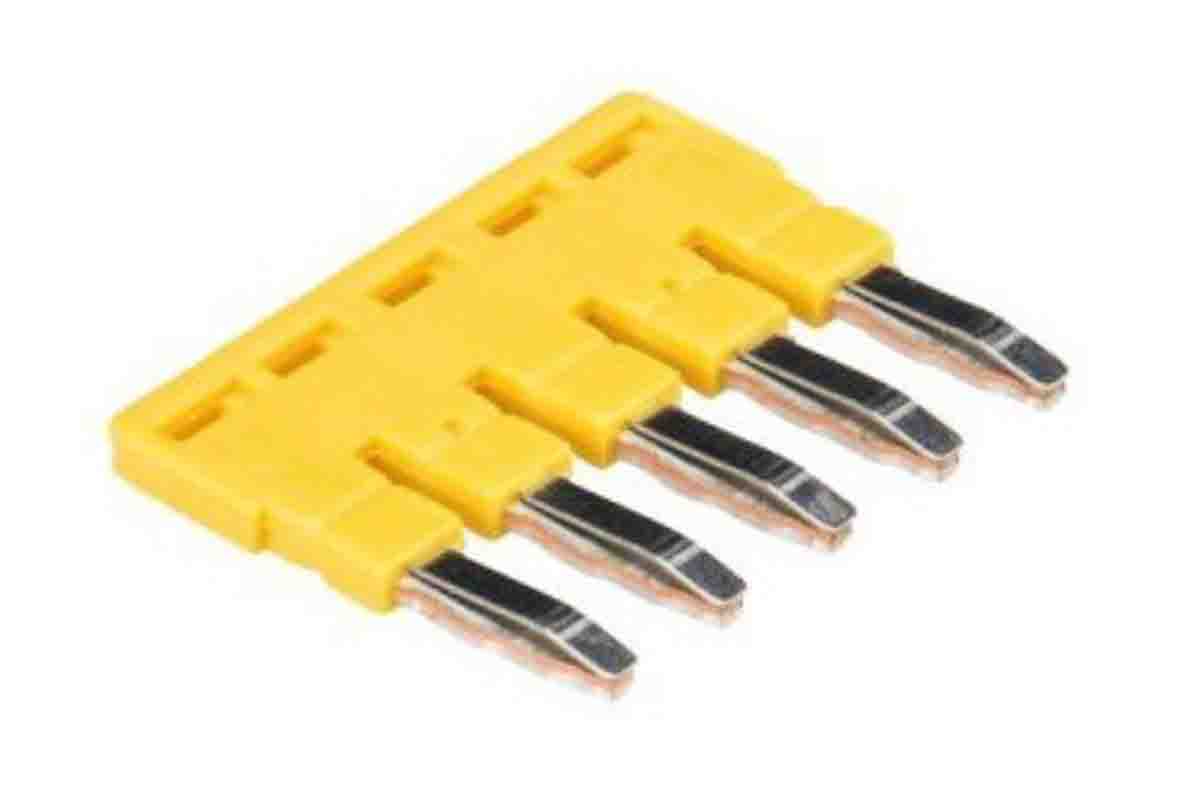 Wieland IVB WKF 4 Series Jumper Bar for Use with DIN rail terminal blocks type WKF, ATEX
