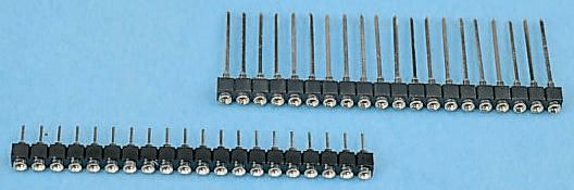 E-TEC SIB Series Straight Through Hole Mount PCB Socket, 32-Contact, 1-Row, 2.54mm Pitch, Solder Termination