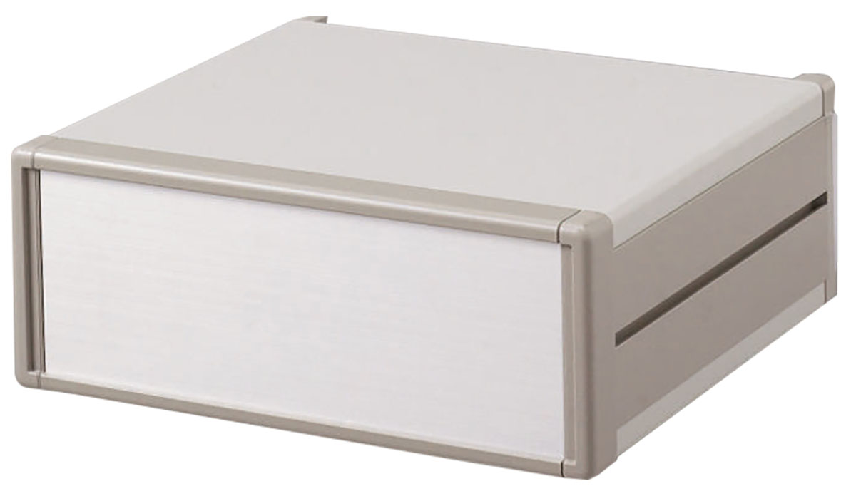 Takachi Electric Industrial MO Grey Aluminium Project Box, 230 x 160 x 132.5mm