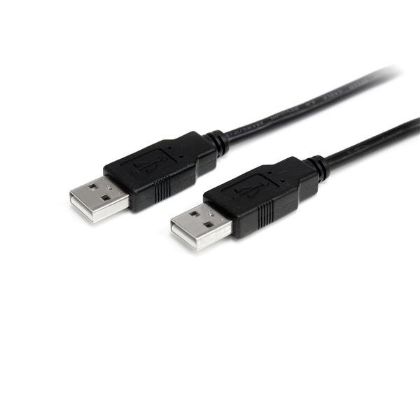 StarTech.com USB 2.0, Male USB A to Male USB A, 480Mbps, 2m