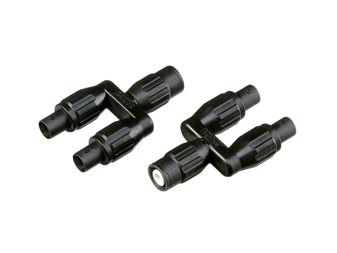 Fluke Black, Male to Female Test Connector Adapter