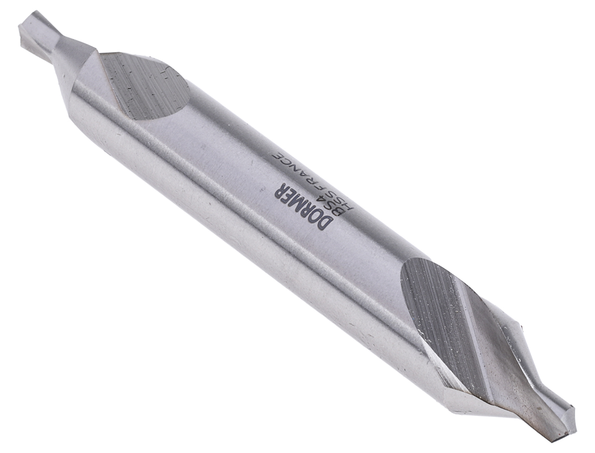 Dormer A225 Series HSS Centre Drill Bit, 1/8" → 5/16" Diameter, 57 mm Overall