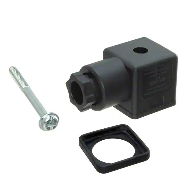 Brad from Molex 121023 2P DIN 43650 A DIN 43650 Solenoid Connector, 250 V ac, 300 V dc Voltage