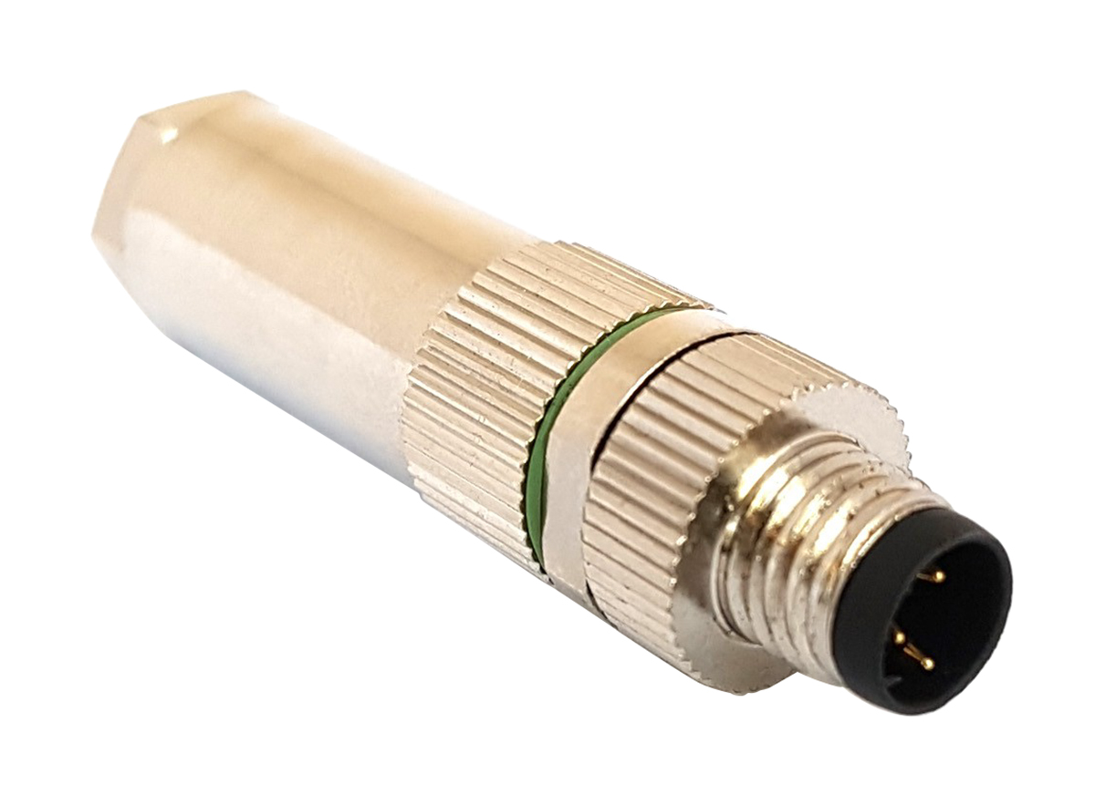Bulgin Circular Connector, 3 Contacts, In-Line, M8 Connector, Plug, Male, IP67, Buccaneer M5 Series