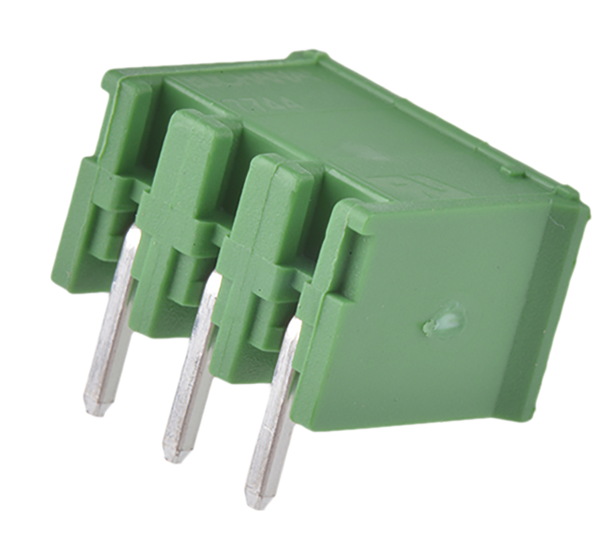 TE Connectivity, 3.5mm Pitch, Buchanan, 3 Way, Right Angle, Pluggable Terminal Block, Header, Through Hole, Solder