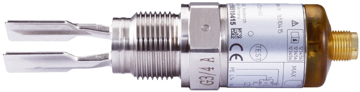 SICK LFV200 Series Vibrating Level Switch Level Sensor, PNP Output, G1 Thread, PEI, Stainless Steel 1.4404 Body