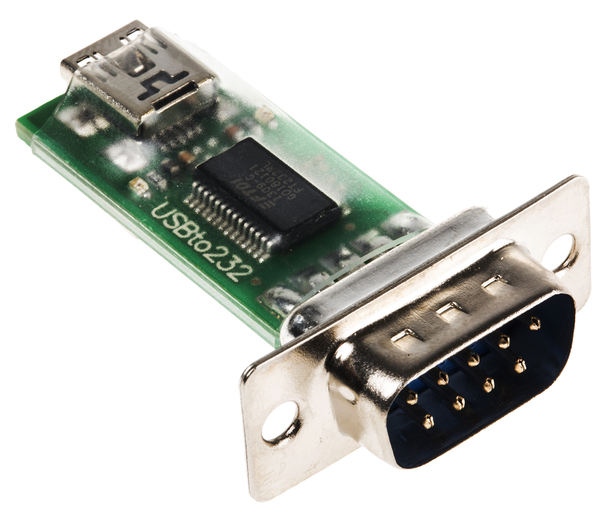 Parallax Inc 28030 USB to Serial (RS232) Adapter for use with Javelin Stamp module, SX-Key software IDE, Parallax BASIC